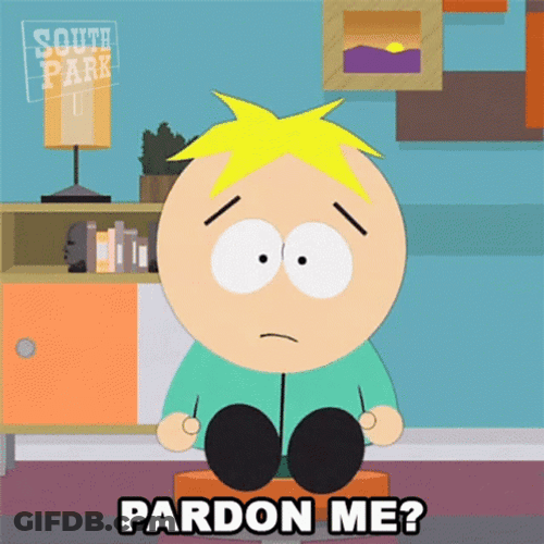 Pardon Me South Park Butters Stotch GIF