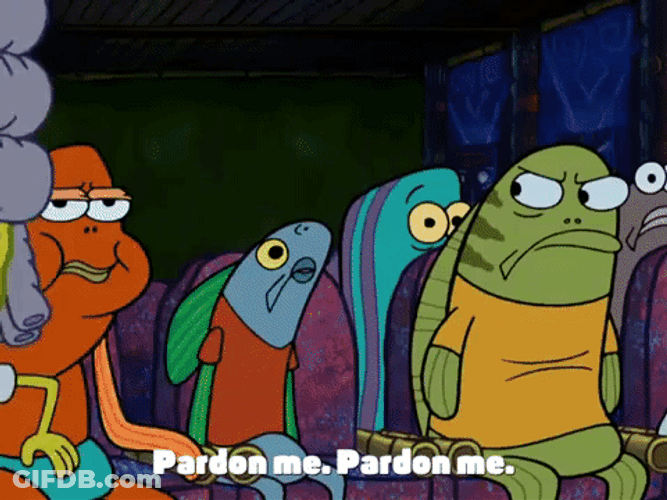 Pardon Me SpongeBob SquarePants GIF