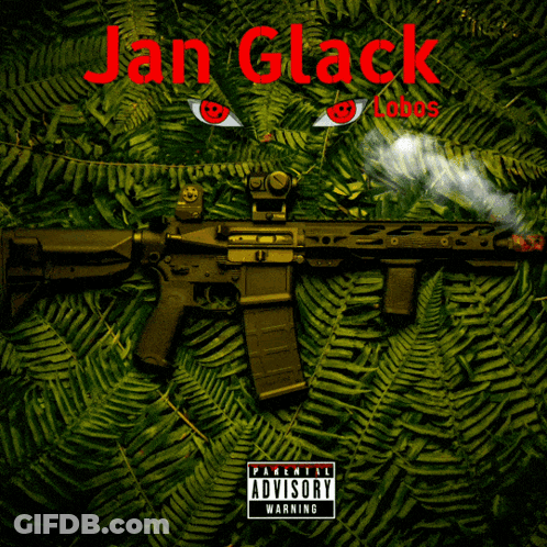 Parental Advisory Warning On Gun Cover GIF