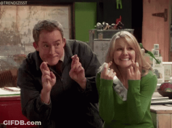 Parents Cross Fingers GIF