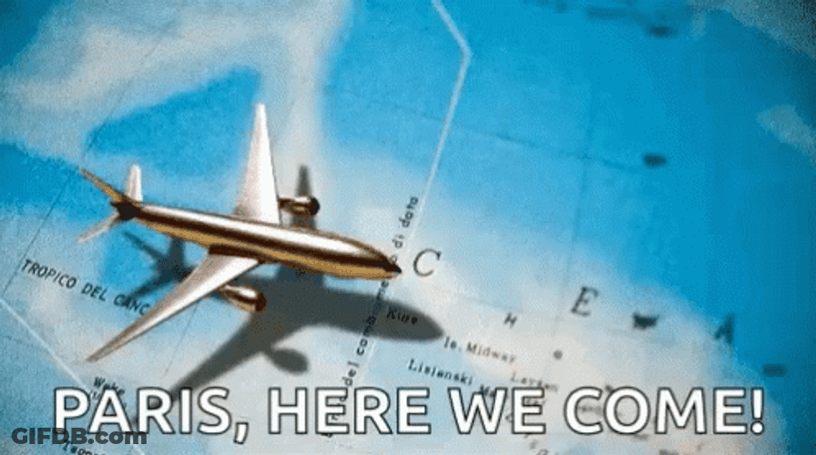 Paris Here We Come GIF