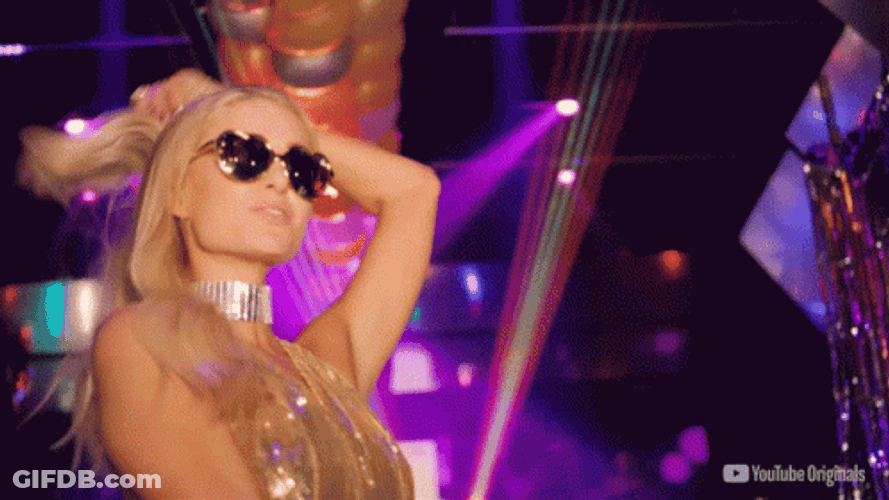 Paris Hilton At The Party GIF