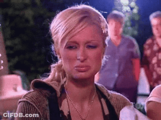 Paris Hilton Facial Expression GIF