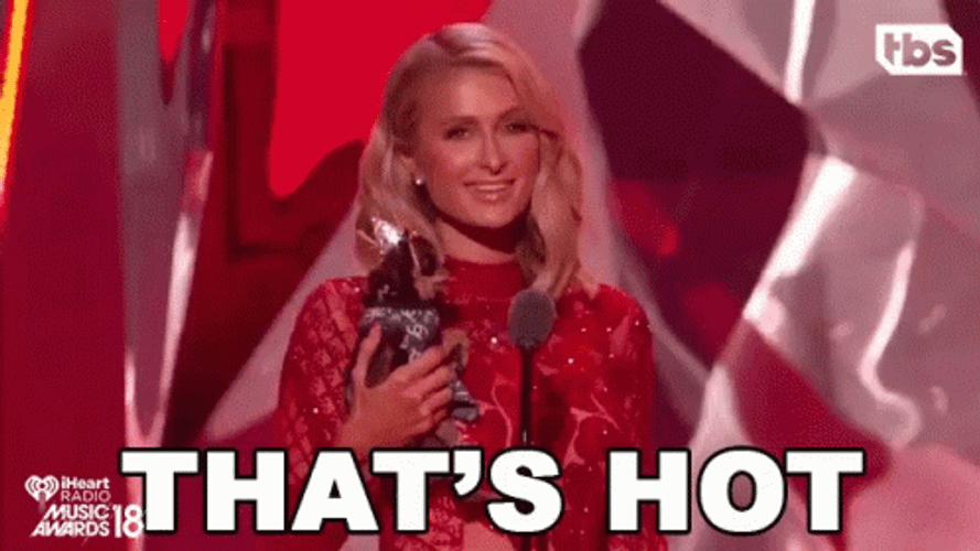 Paris Hilton In Red Dress Thats Hot GIF