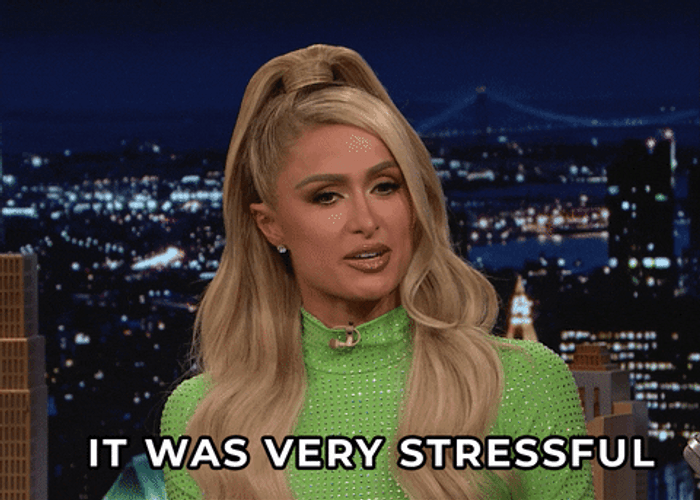 Paris Hilton It Was Very Stressful GIF