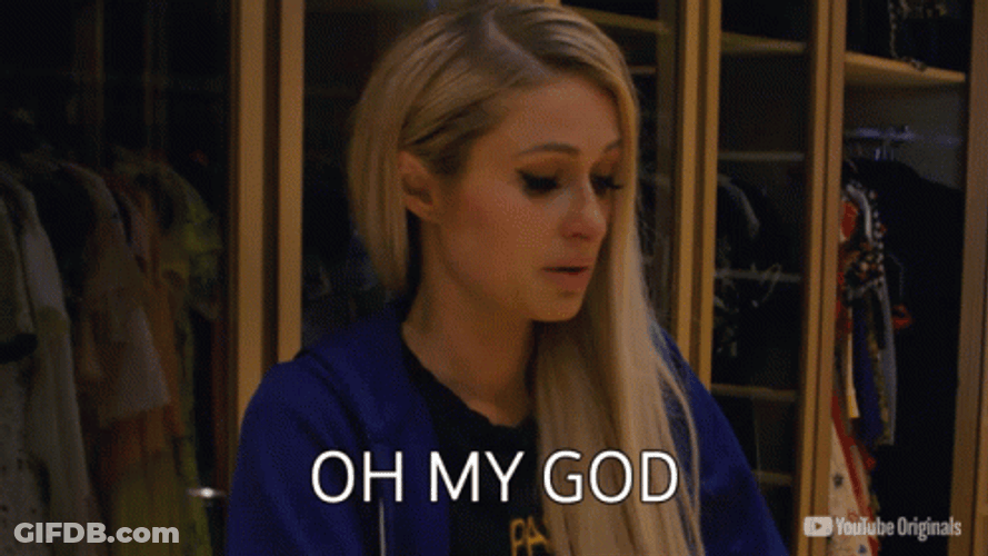 Paris Hilton Saying Oh My God GIF
