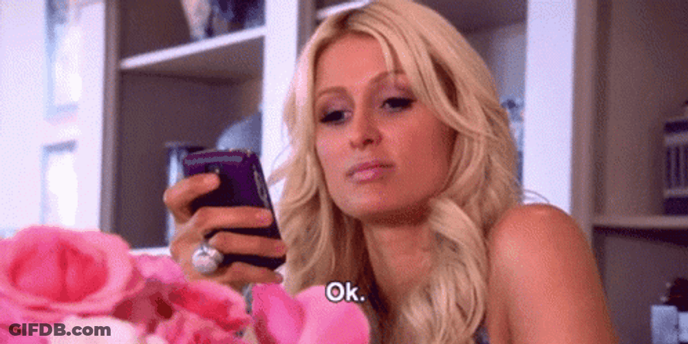 Paris Hilton Saying Okay GIF