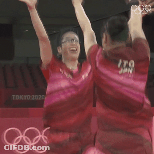 Paris Olympics 2024 Happy Winners GIF