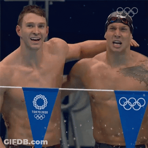 Paris Olympics 2024 Swimmers GIF