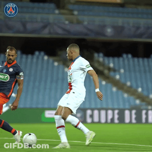 Paris Saint-Germain Best Player Kylian Mbappe Score Goal GIF
