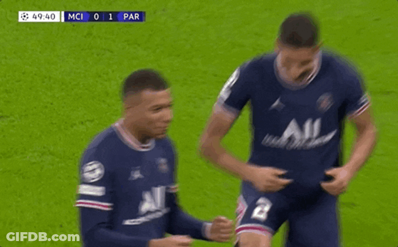 Paris Saint-Germain Player Kylian Mbappe Driving Dance GIF
