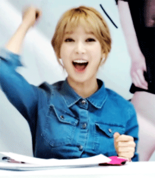 Park Choa-A Laughing Thumbs Up Meme GIF