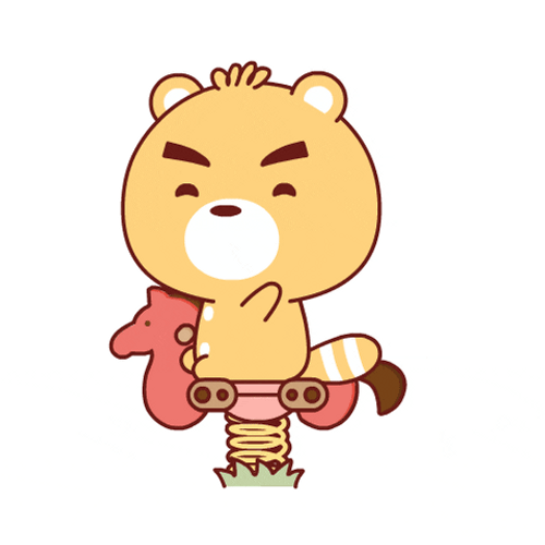 Park Horse Pony Bear GIF