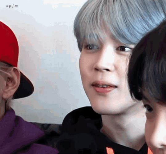 Park Ji-Min Trying Not To Laugh GIF