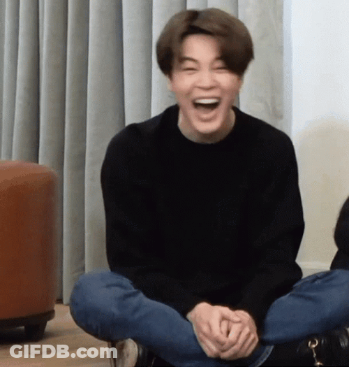 Park Jimin Clap Laugh GIF
