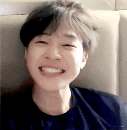 Park Jimin Cute Crazy Smile GIF