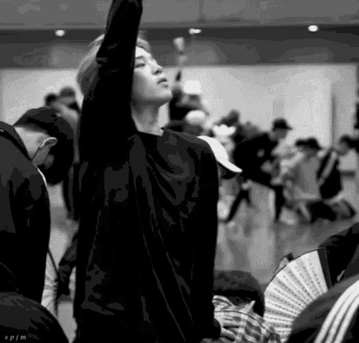 Park Jimin Fan Dance Practice GIF