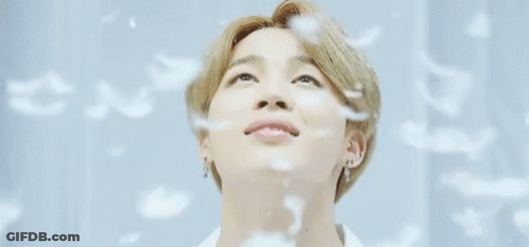 Park Jimin Feathers GIF