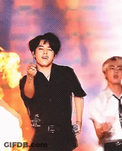 Park Jimin Fire Dance GIF