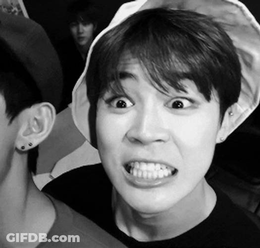 Park Jimin Wacky Face GIF
