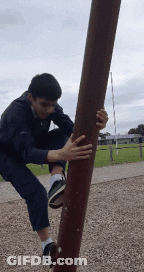 Parkour On A Playground GIF