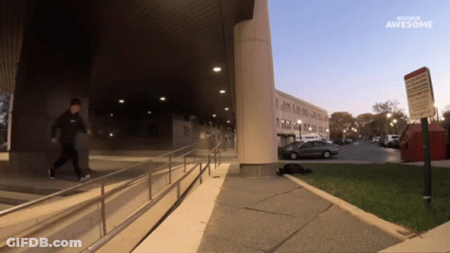 Parkour On The Ground GIF
