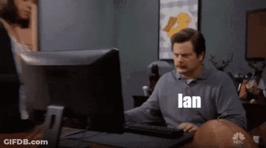 Parks And Rec Ron Swanson Computer Ian Taf GIF