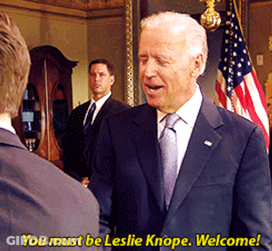 Parks And Recreation Biden GIF