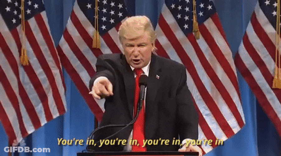 Parody Donald Trump Fake News GIF