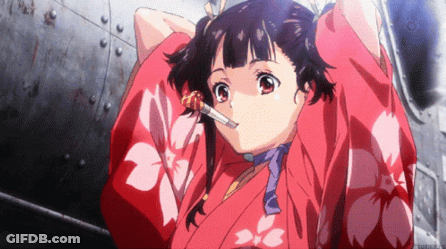 Party Blowouts Anime Happy Birthday GIF