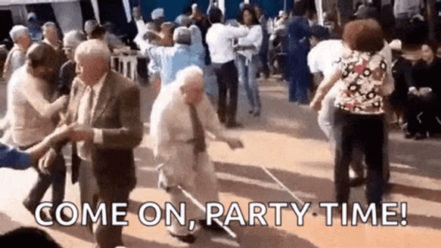 Party Dance Oldies Get Down GIF