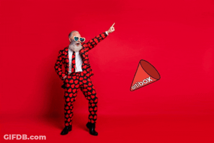 Party Grandpa With Party Popper GIF