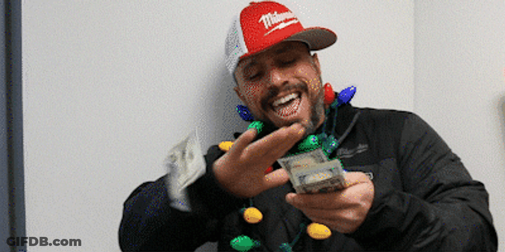 Party Guy Making It Rain Money GIF