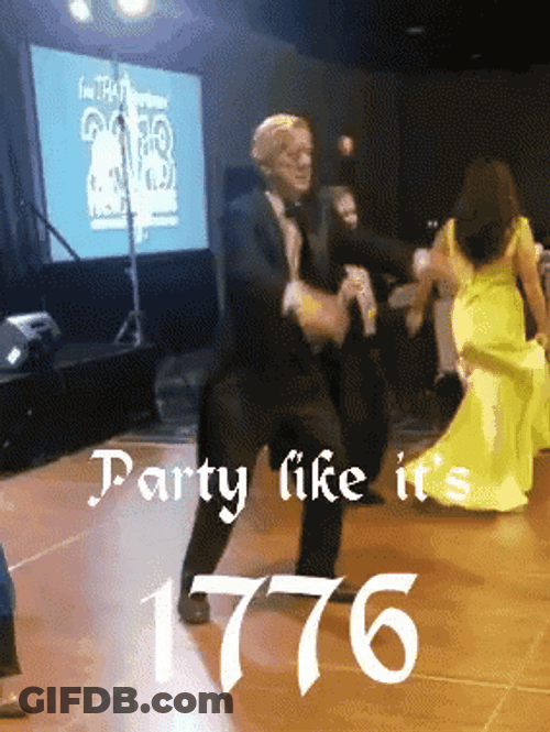 Party Like It's 1776 GIF