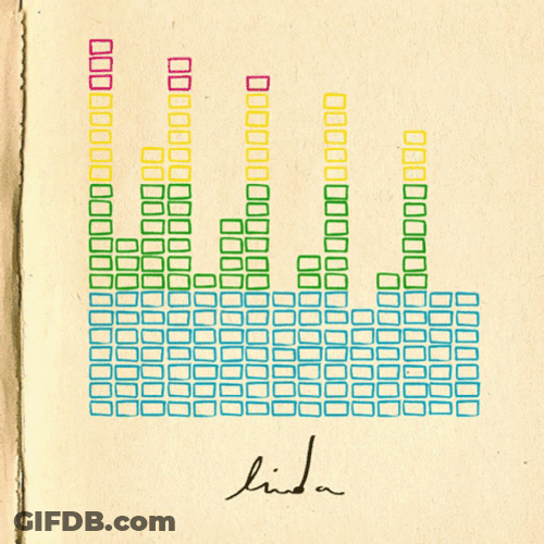 Party Music Sound Wave Design GIF