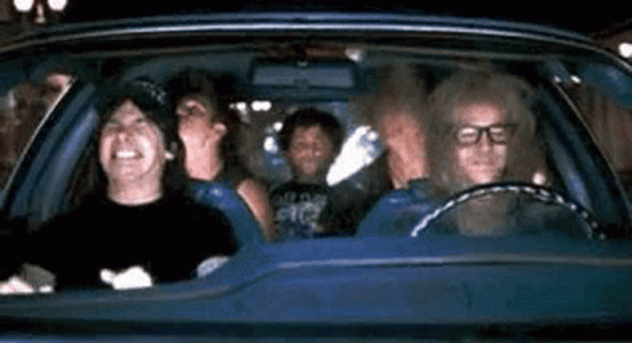 Party On Wayne Car Ride GIF