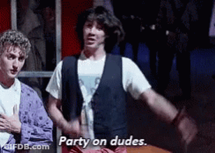 Party On Wayne On Dudes GIF