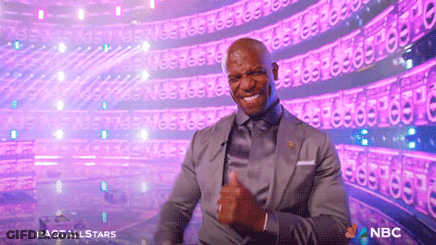 Partying Terry Crews AGT GIF