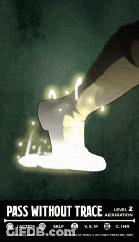 Pass Without Trace Level 2 Abjuration Poster GIF