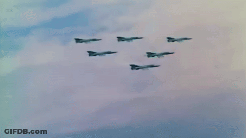 Passenger Jet Taking Off Saying Woo Hoo Good Morning GIF