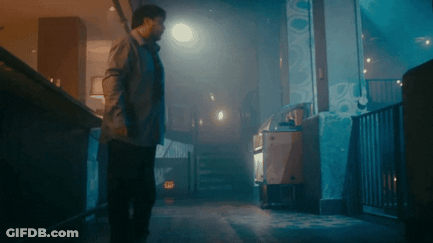 Passing Out Drunk Man Night GIF