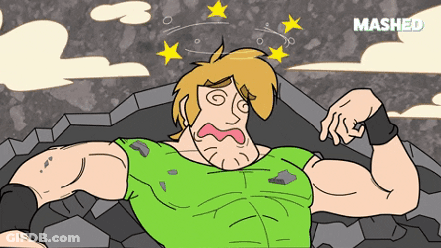 Passing Out Shaggy Rogers Knock Out GIF
