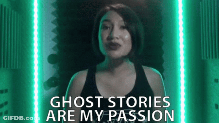 Passion For Ghost Stories Snarled Asian Storyteller GIF