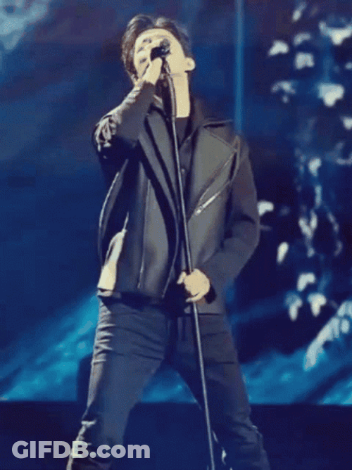 Passionate Dimash Kudaibergen Wedding Singer GIF