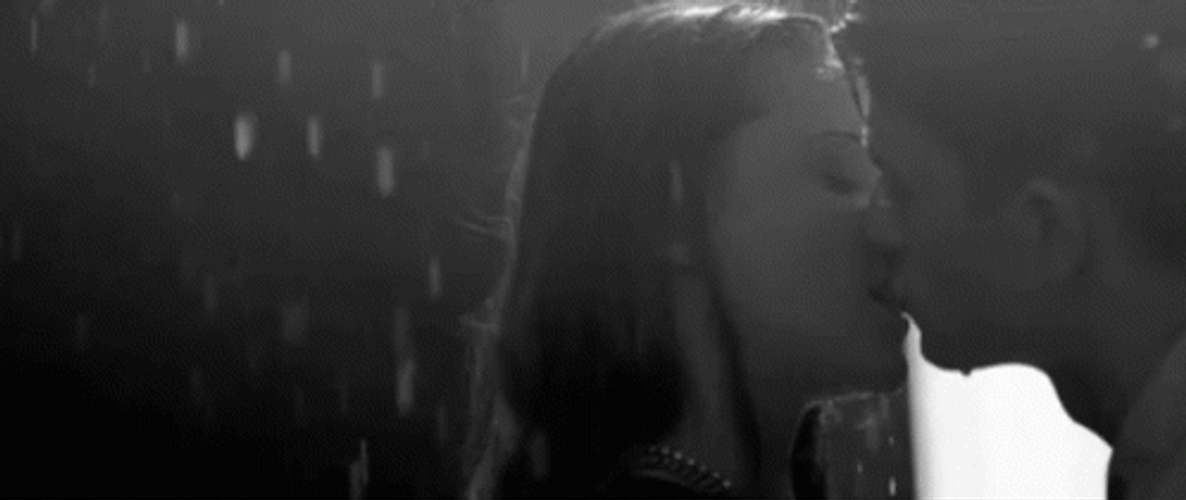 Passionate Shower Kiss GIF