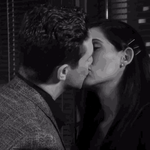 Passionate Slow Hot Kiss GIF