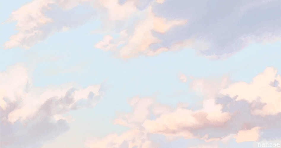 Pastel Aesthetic Clouds GIF