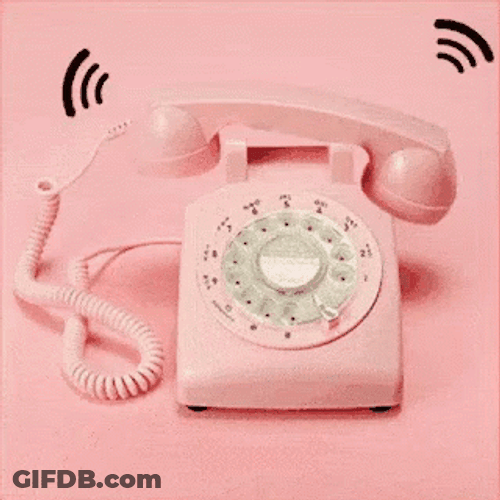 Pastel Aesthetic Phone Ringing GIF