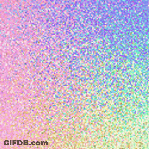 Pastel Glitter Moving Rainbow GIF