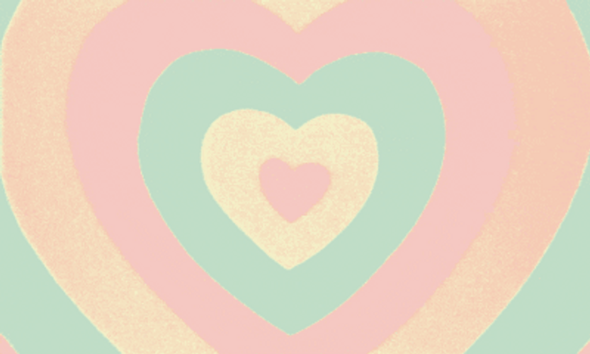 Pastel Heart Love GIF